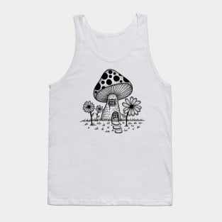 Mushroom Cottage Tank Top